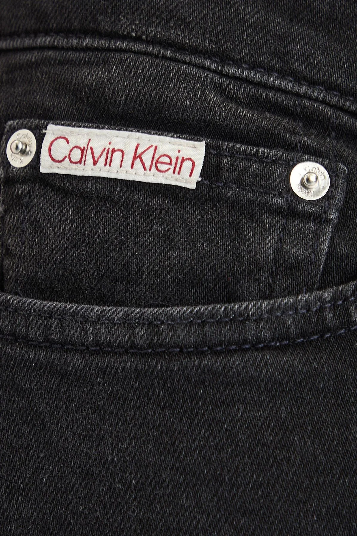 Calvin Klein Slim Fit Düşük Bel Dar Paça Jeans LV04RG713GZCG Erkek Kot Pantolon LV04RG713G ZCG SİYAH - 5