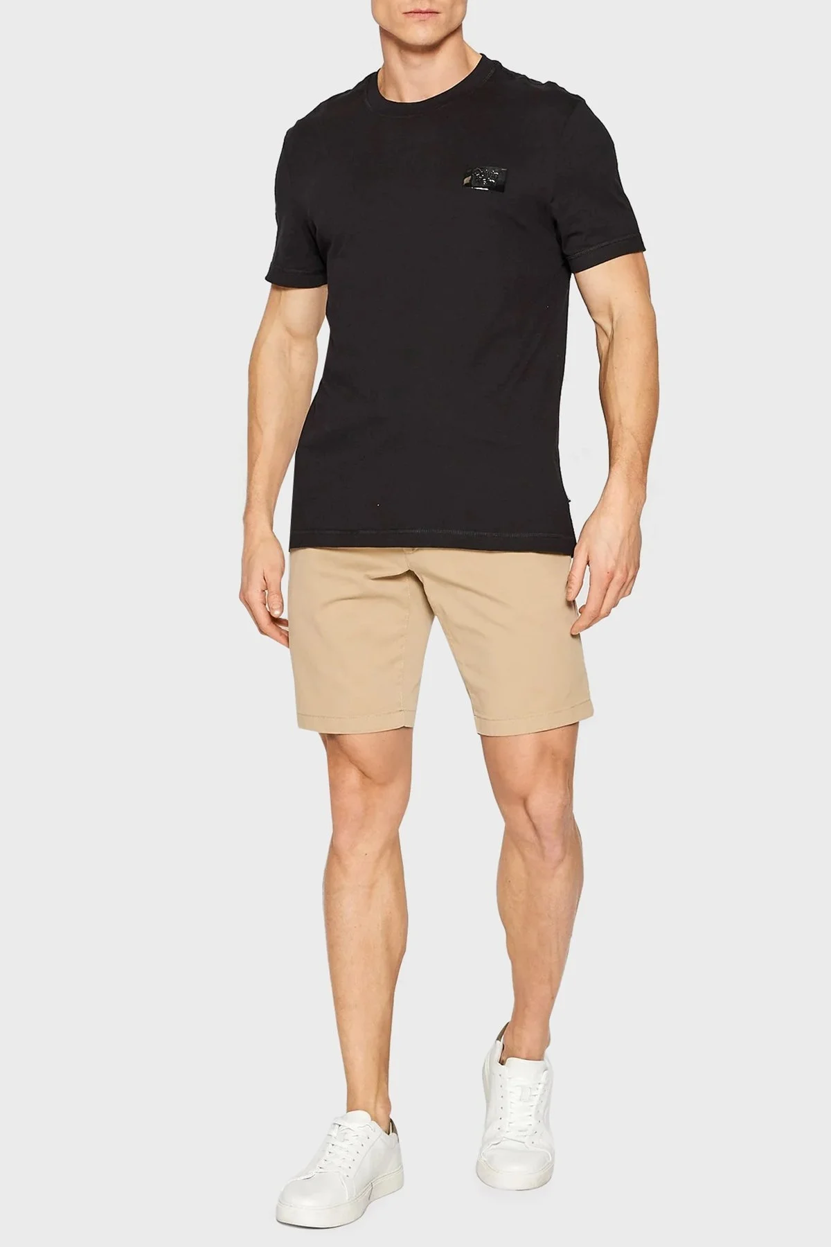 Calvin Klein Slim Fit Kemerli Cepli Organik Pamuklu Erkek Short K10K109443 PF2 BEJ - 2
