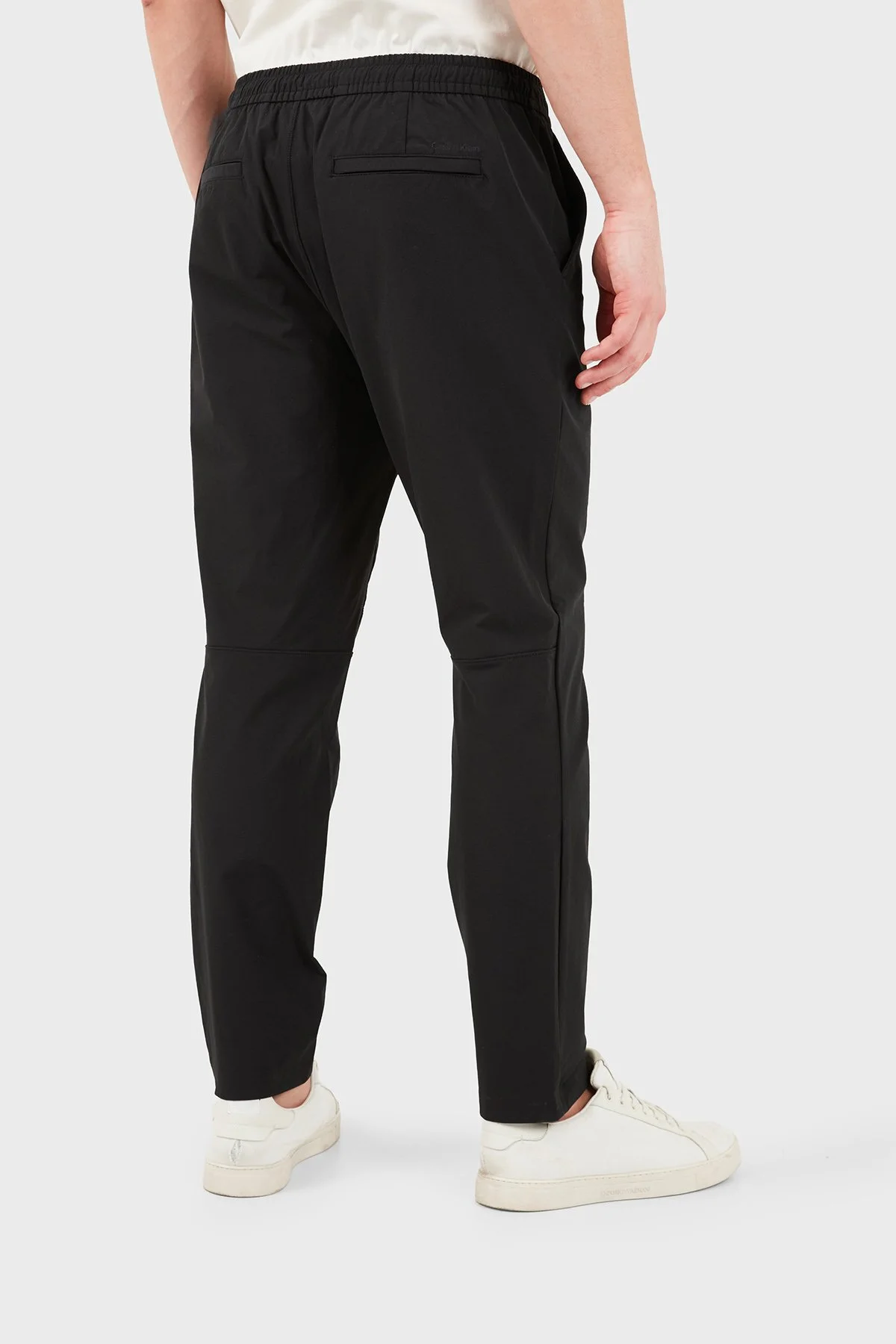 Calvin Klein Slim Fit Lastikli Bel LV04LH603GUB1 Erkek Pantolon LV04LH603G UB1 Siyah - 3