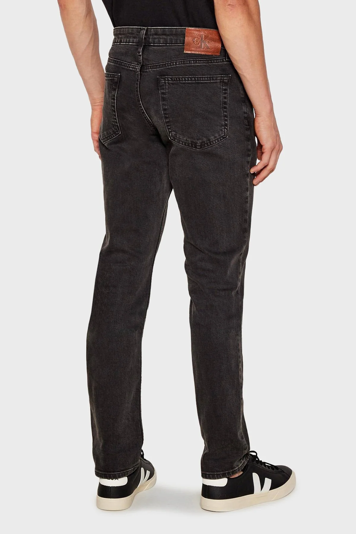 Calvin Klein Slim Fit Pamuklu Normal Bel Jeans LV04RB738G846 Erkek Kot Pantolon LV04RB738G 846 SİYAH - 3