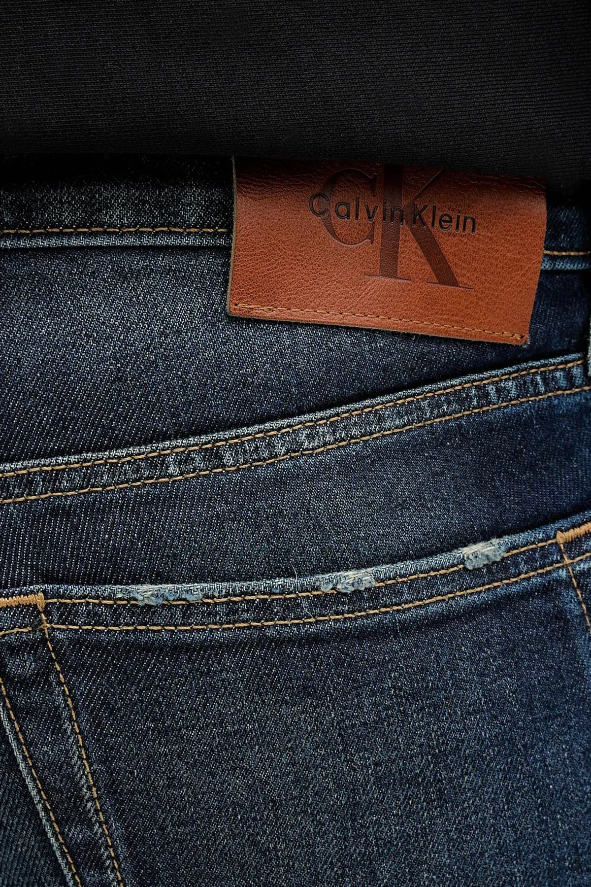Calvin Klein Slim Fit Pamuklu Orta Bel Düz Paça Jeans LV04RE701G2TH Erkek Kot Pantolon LV04RE701G 2TH LACİVERT - 8
