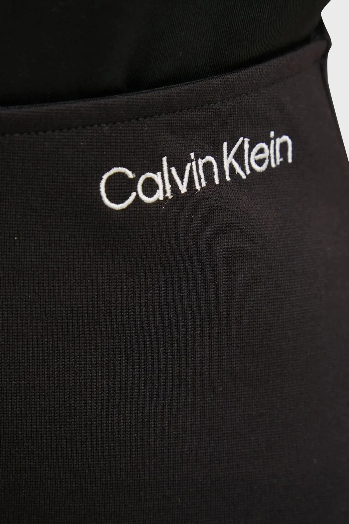 Calvin Klein Slim Fit Yüksek Bel Mini Boy Kalem J20J224862BEH Bayan Etek J20J224862 BEH SİYAH - 7