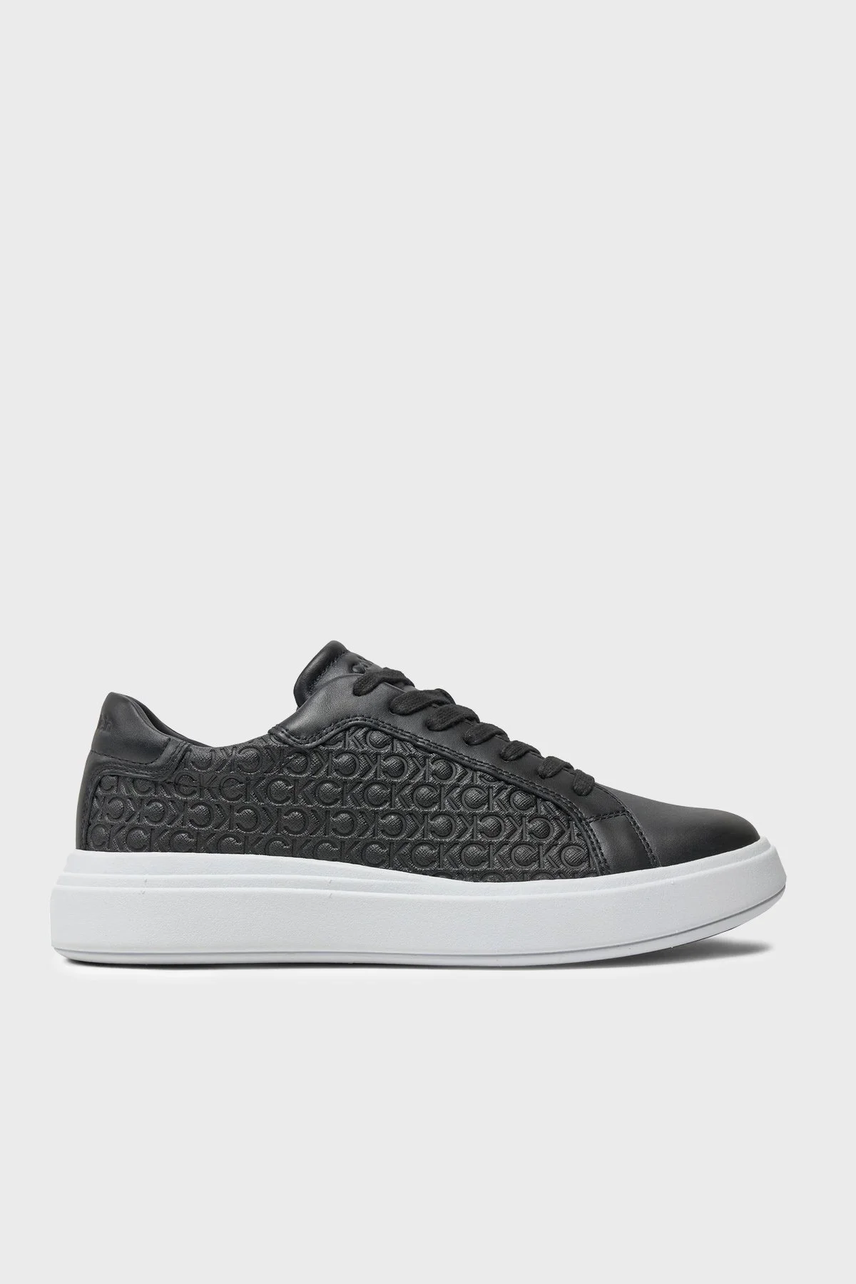 Calvin Klein Sneaker HM0HM014980GR Erkek Ayakkabı HM0HM01498 0GR SİYAH - 1