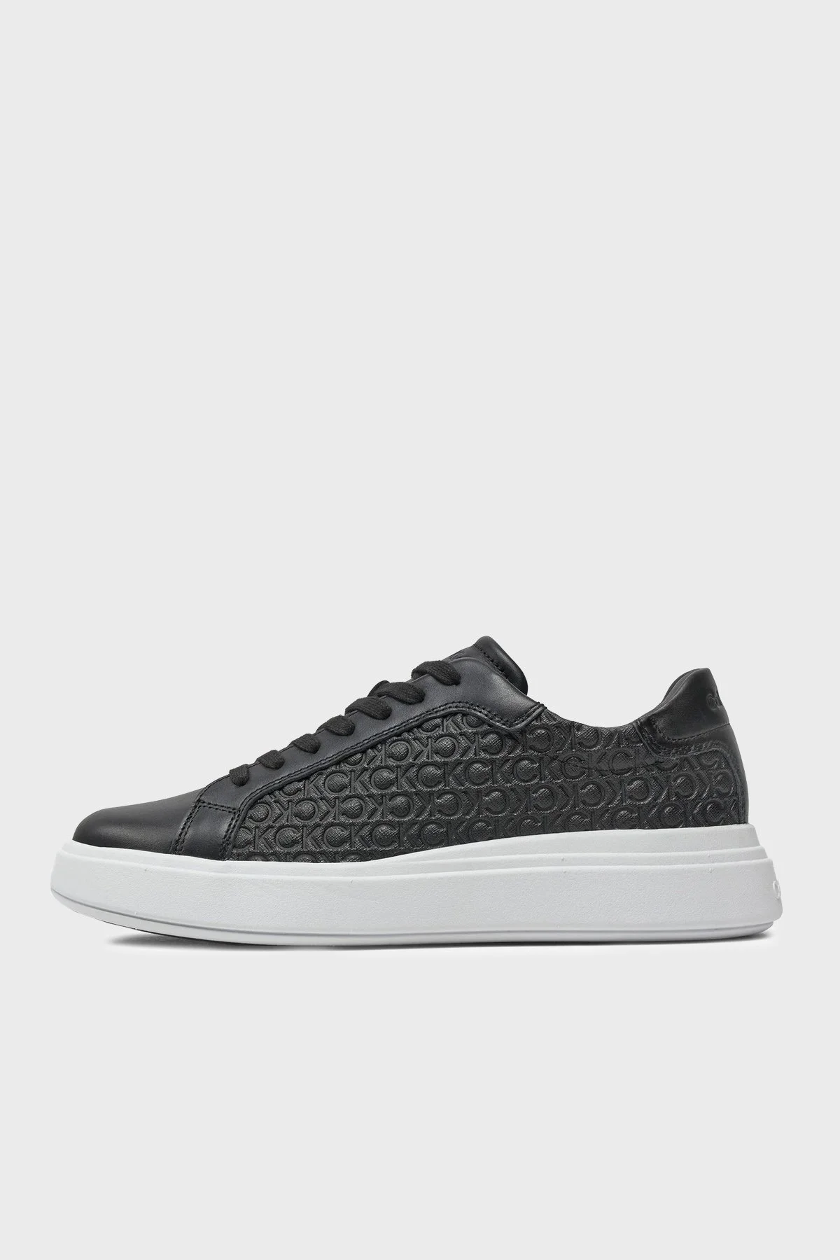 Calvin Klein Sneaker HM0HM014980GR Erkek Ayakkabı HM0HM01498 0GR SİYAH - 4