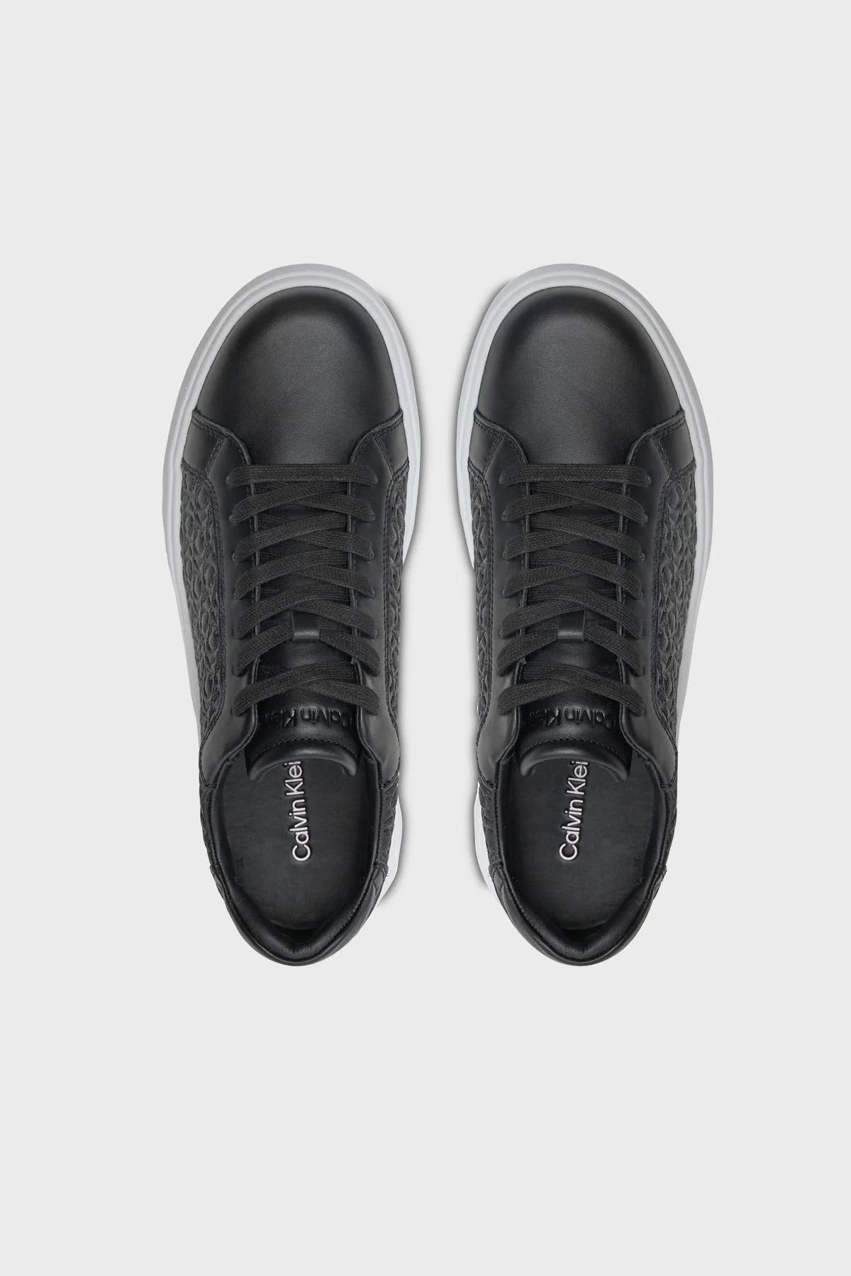 Calvin Klein Sneaker HM0HM014980GR Erkek Ayakkabı HM0HM01498 0GR SİYAH - 5