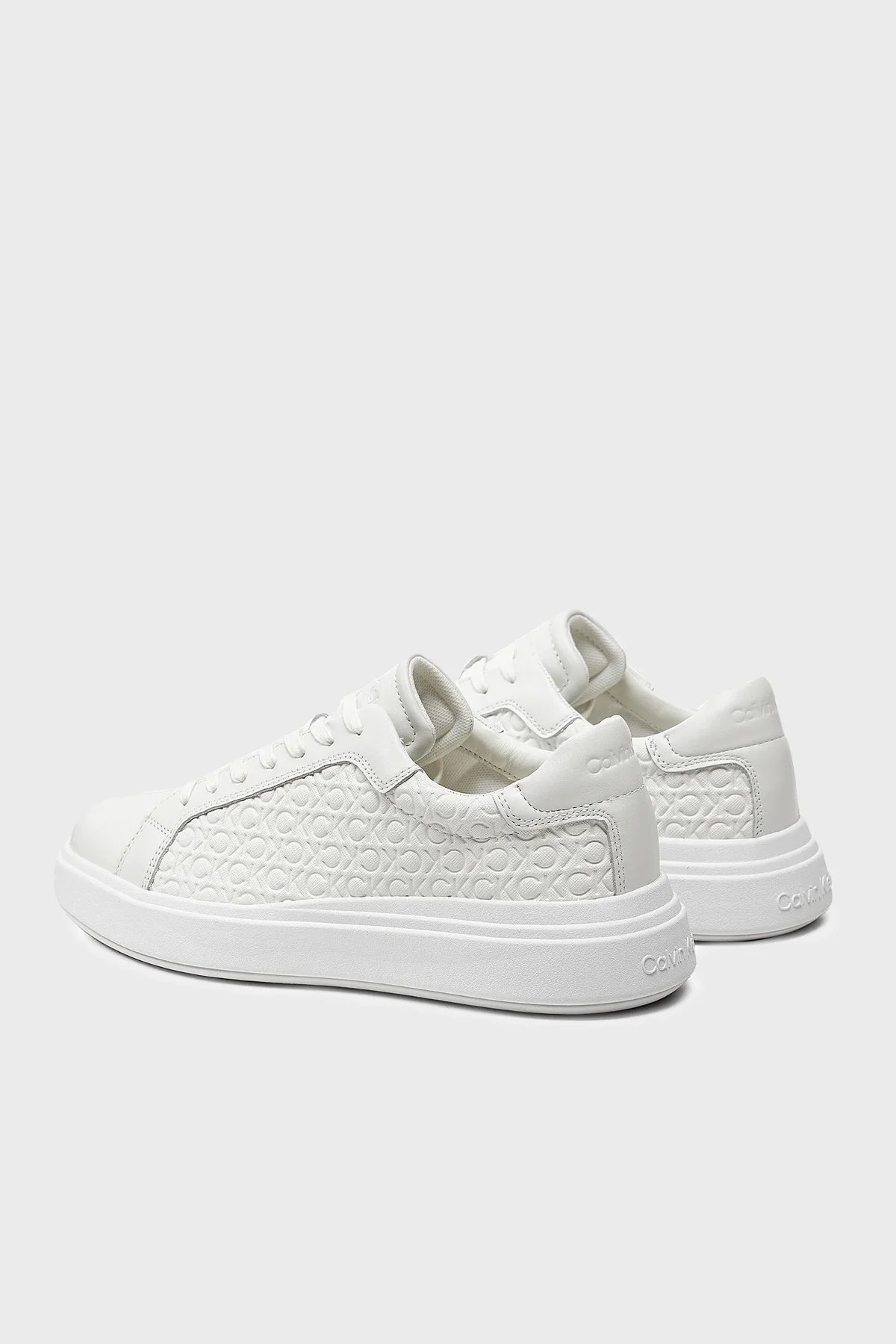 Calvin Klein Sneaker HM0HM014980LB Erkek Ayakkabı HM0HM01498 0LB BEYAZ - 3