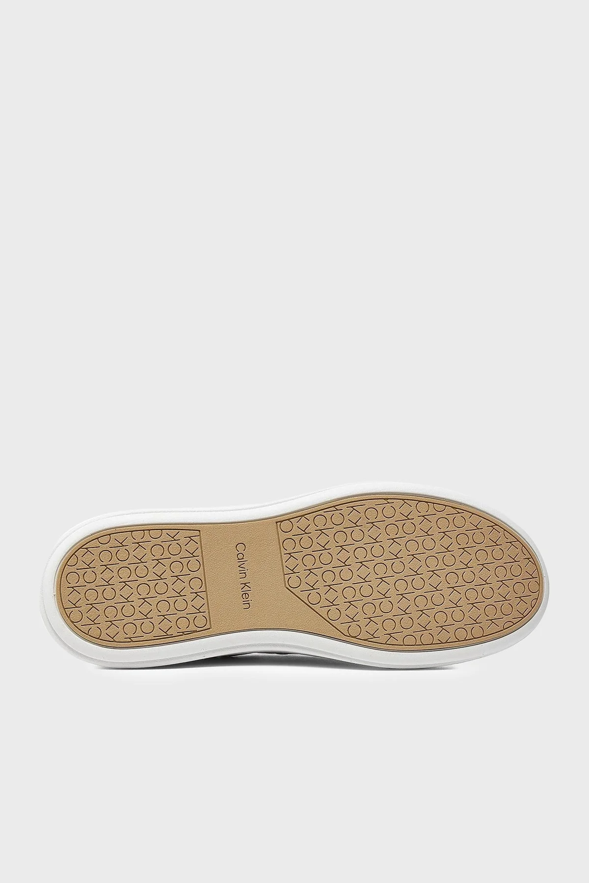 Calvin Klein Sneaker HM0HM014980LB Erkek Ayakkabı HM0HM01498 0LB BEYAZ - 4