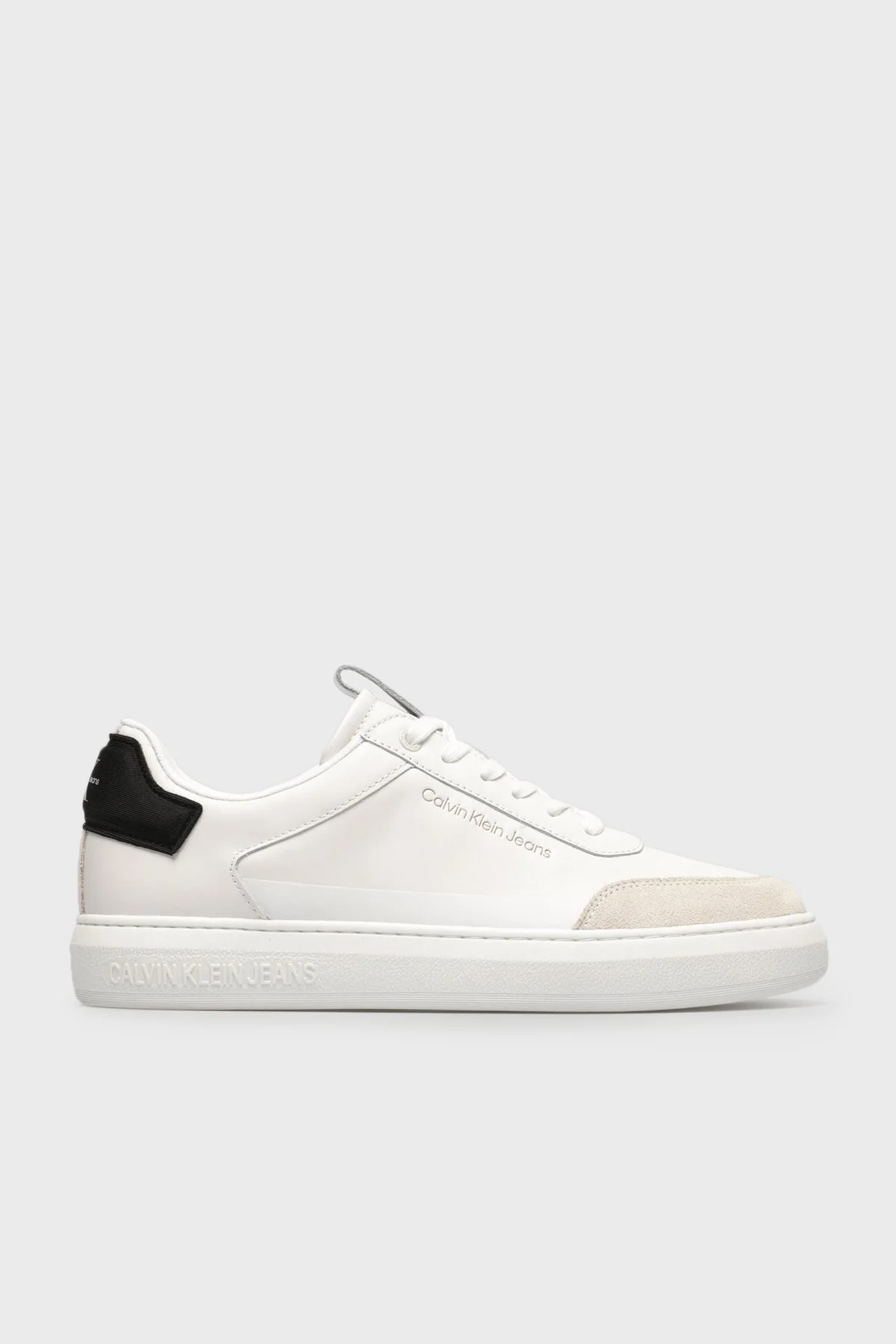 Calvin Klein Sneaker YM0YM006700K6 Erkek Ayakkabı YM0YM00670 0K6 BEYAZ - 1