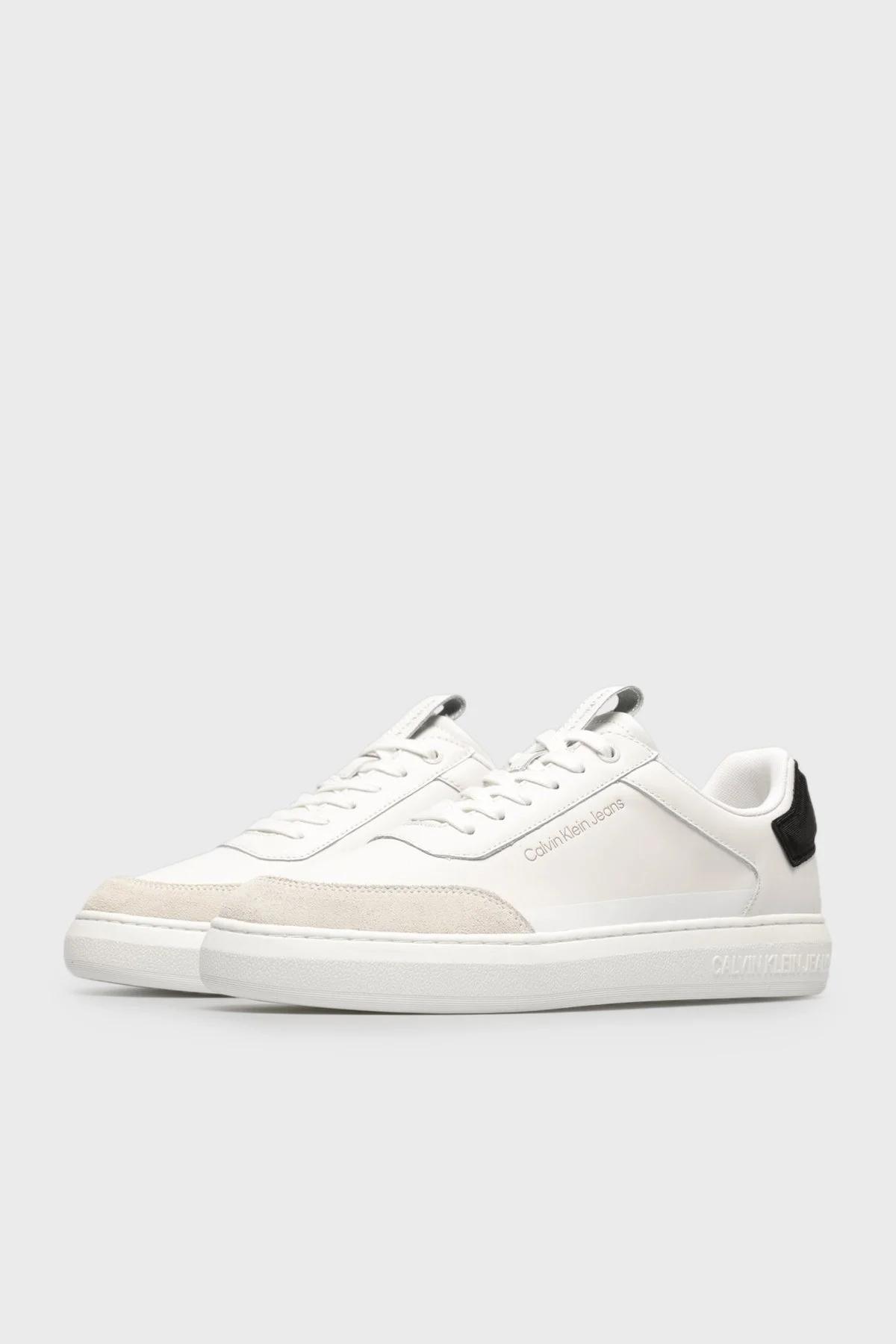 Calvin Klein Sneaker YM0YM006700K6 Erkek Ayakkabı YM0YM00670 0K6 BEYAZ - 3