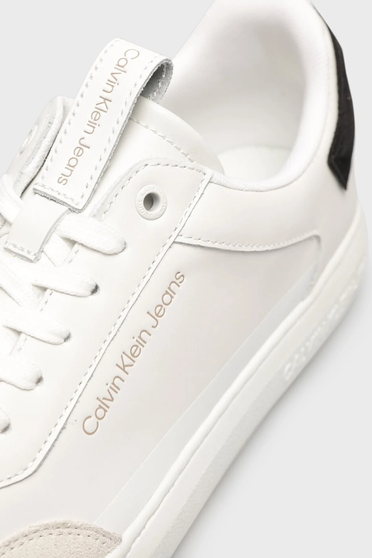 Calvin Klein Sneaker YM0YM006700K6 Erkek Ayakkabı YM0YM00670 0K6 BEYAZ - 4