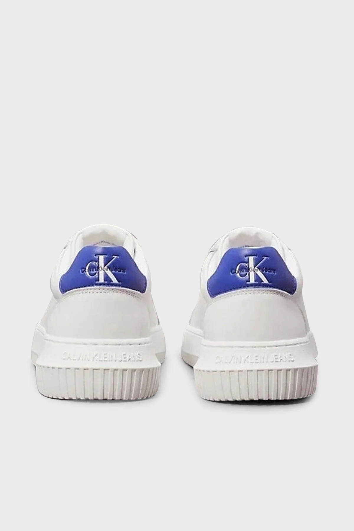 Calvin Klein Sneaker YM0YM0068101S Erkek Ayakkabı YM0YM00681 01S BEYAZ-MAVİ - 11