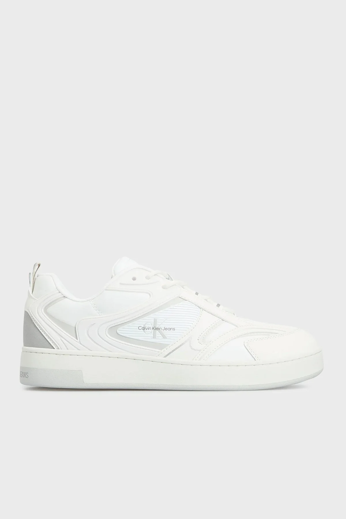 Calvin Klein Sneaker YM0YM009930K4 Erkek Ayakkabı YM0YM00993 0K4 BEYAZ - 1