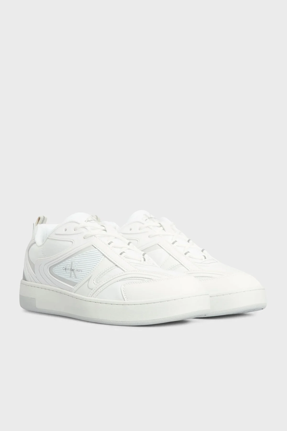 Calvin Klein Sneaker YM0YM009930K4 Erkek Ayakkabı YM0YM00993 0K4 BEYAZ - 3