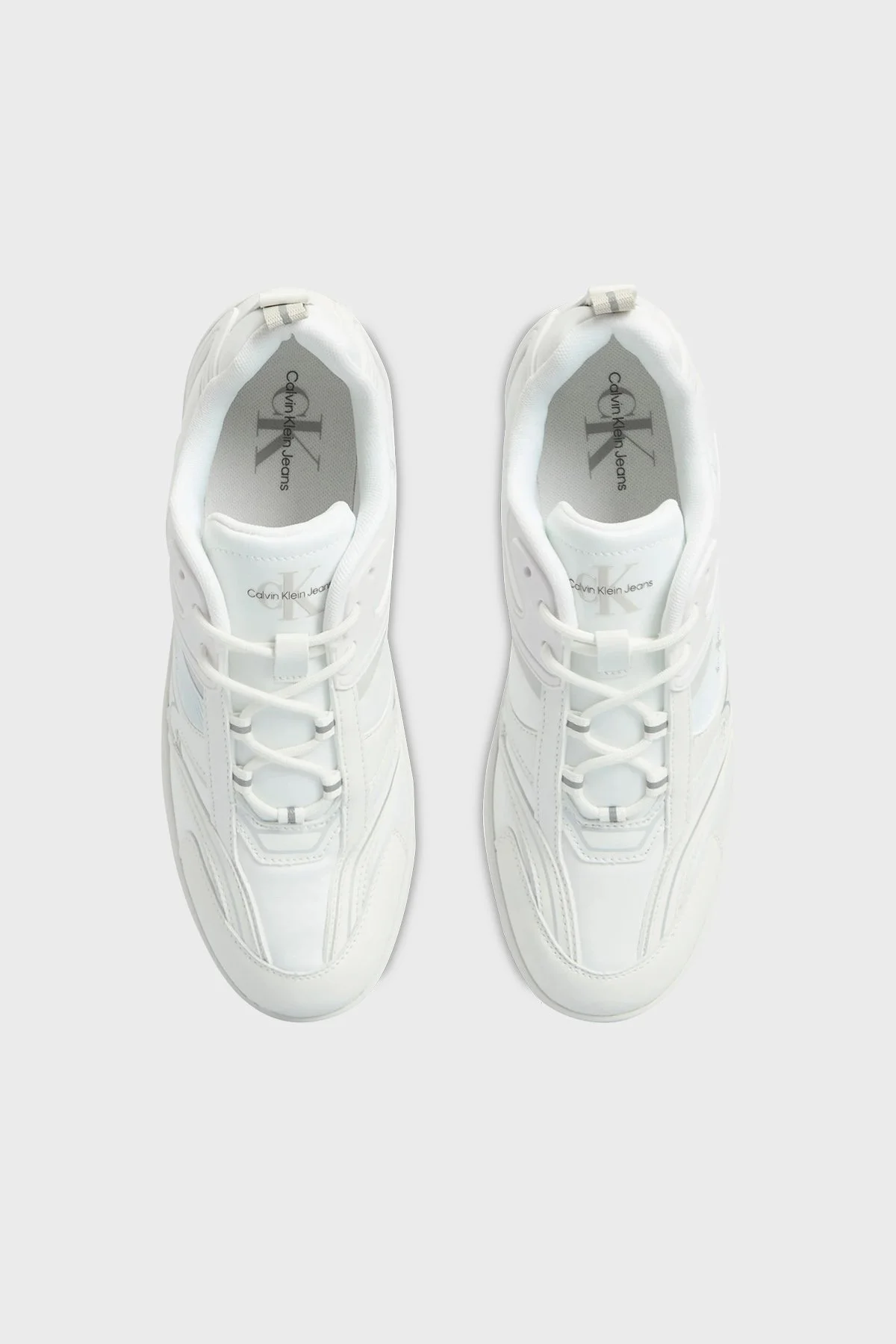 Calvin Klein Sneaker YM0YM009930K4 Erkek Ayakkabı YM0YM00993 0K4 BEYAZ - 4