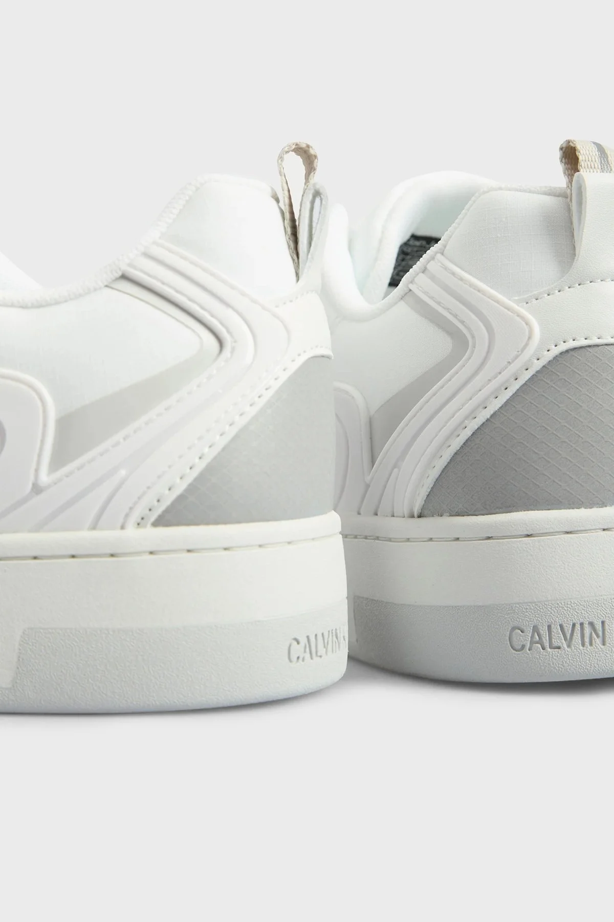 Calvin Klein Sneaker YM0YM009930K4 Erkek Ayakkabı YM0YM00993 0K4 BEYAZ - 6