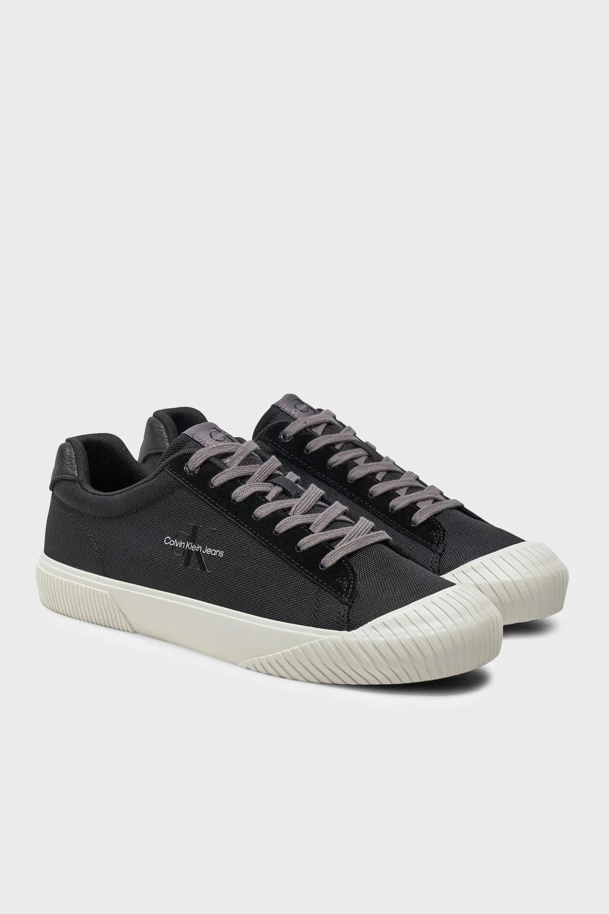 Calvin Klein Sneaker YM0YM010000GQ Erkek Ayakkabı YM0YM01000 0GQ SİYAH-BEYAZ - 2