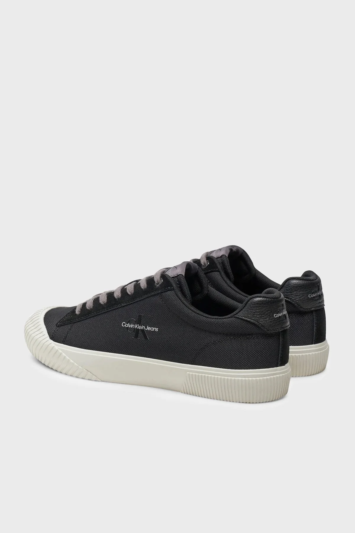 Calvin Klein Sneaker YM0YM010000GQ Erkek Ayakkabı YM0YM01000 0GQ SİYAH-BEYAZ - 3