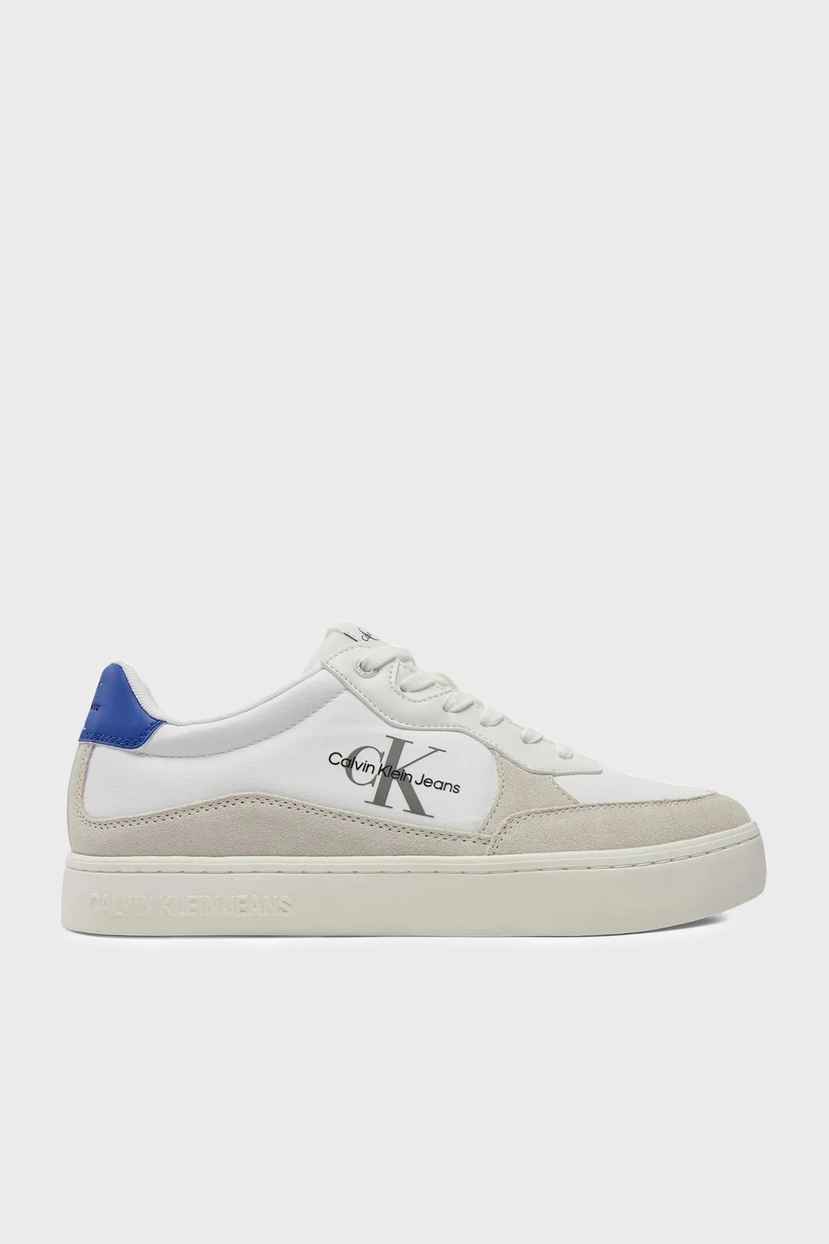 Calvin Klein Sneaker YM0YM0103301S Erkek Ayakkabı YM0YM01033 01S BEYAZ-MAVİ - 1