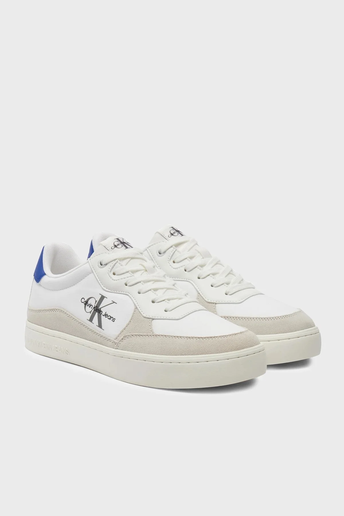 Calvin Klein Sneaker YM0YM0103301S Erkek Ayakkabı YM0YM01033 01S BEYAZ-MAVİ - 2