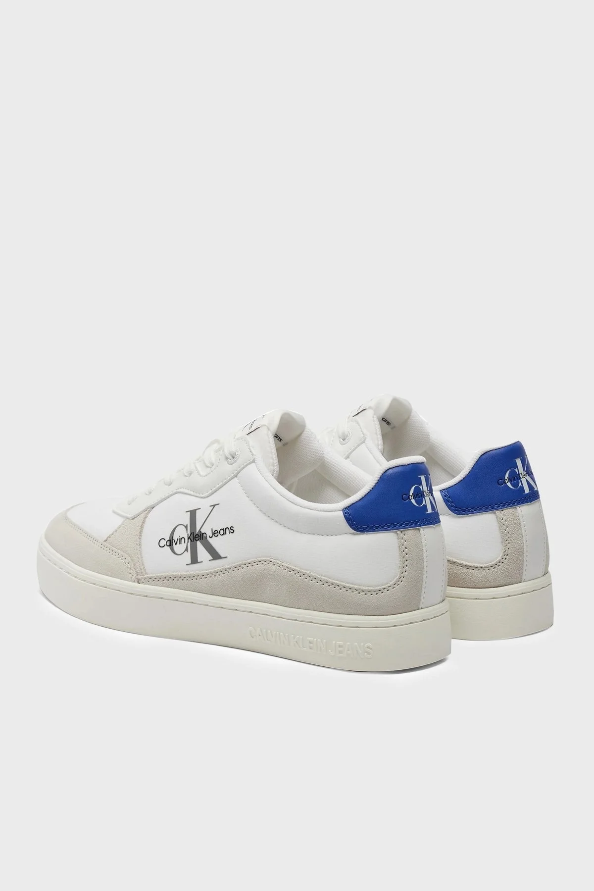 Calvin Klein Sneaker YM0YM0103301S Erkek Ayakkabı YM0YM01033 01S BEYAZ-MAVİ - 3