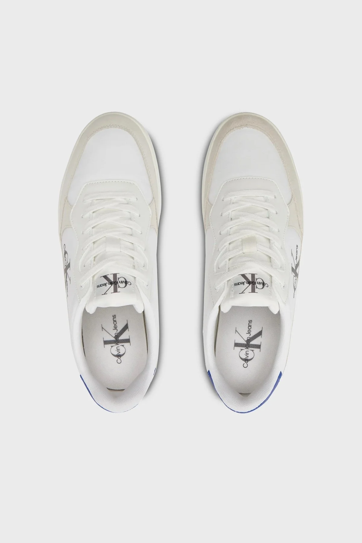 Calvin Klein Sneaker YM0YM0103301S Erkek Ayakkabı YM0YM01033 01S BEYAZ-MAVİ - 5