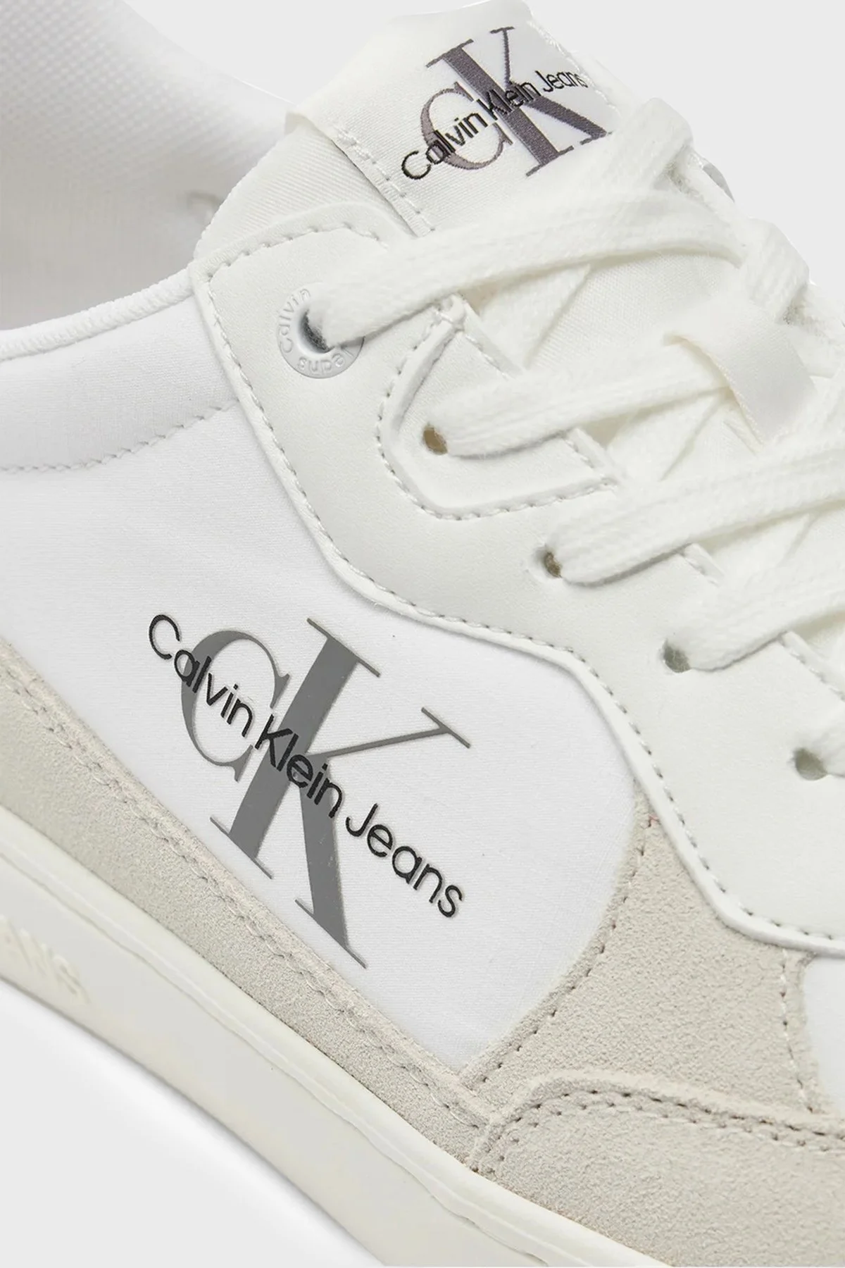 Calvin Klein Sneaker YM0YM0103301S Erkek Ayakkabı YM0YM01033 01S BEYAZ-MAVİ - 6