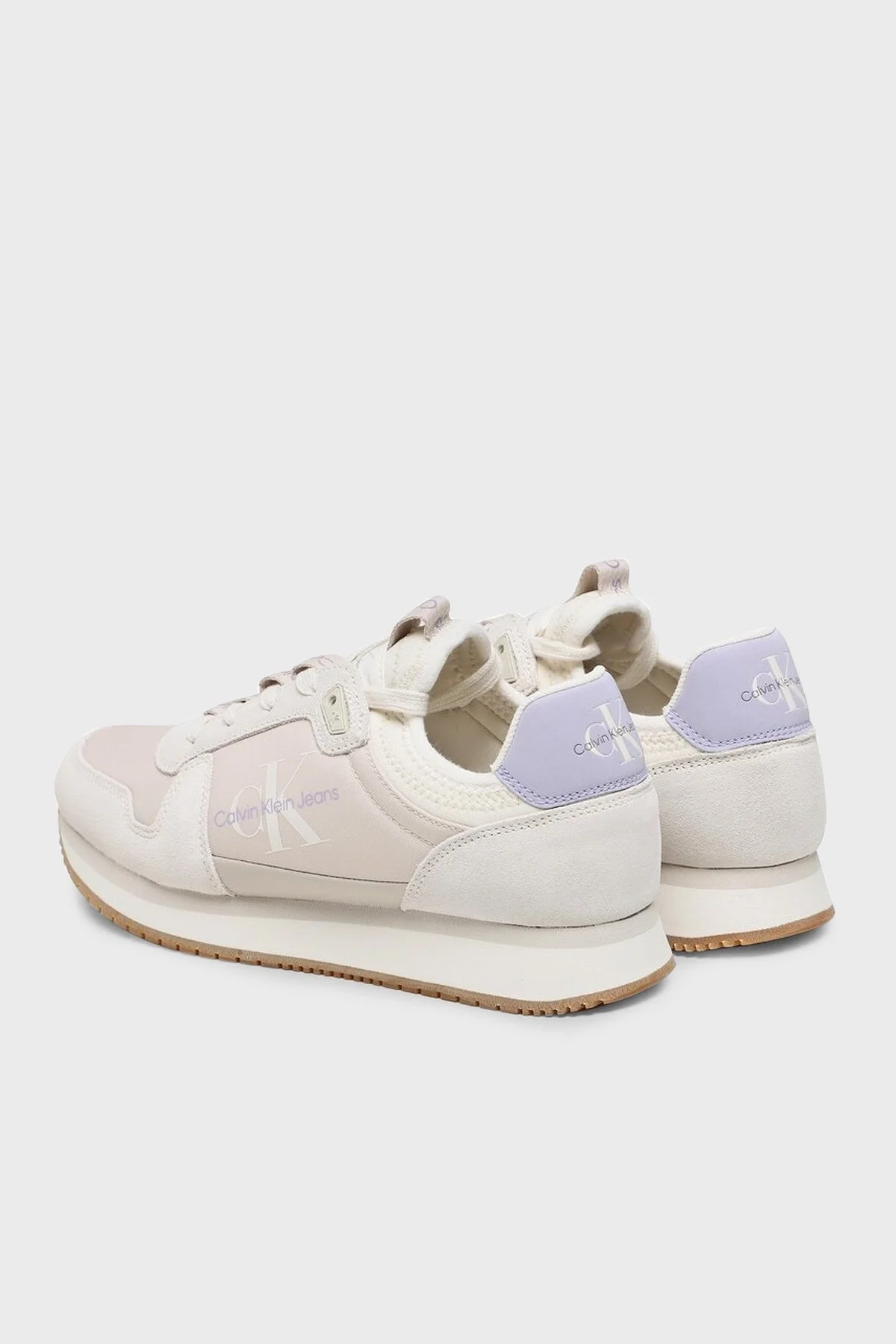 Calvin Klein Sneaker YW0YW01238YBI Bayan Ayakkabı YW0YW01238 YBI BEYAZ - 2