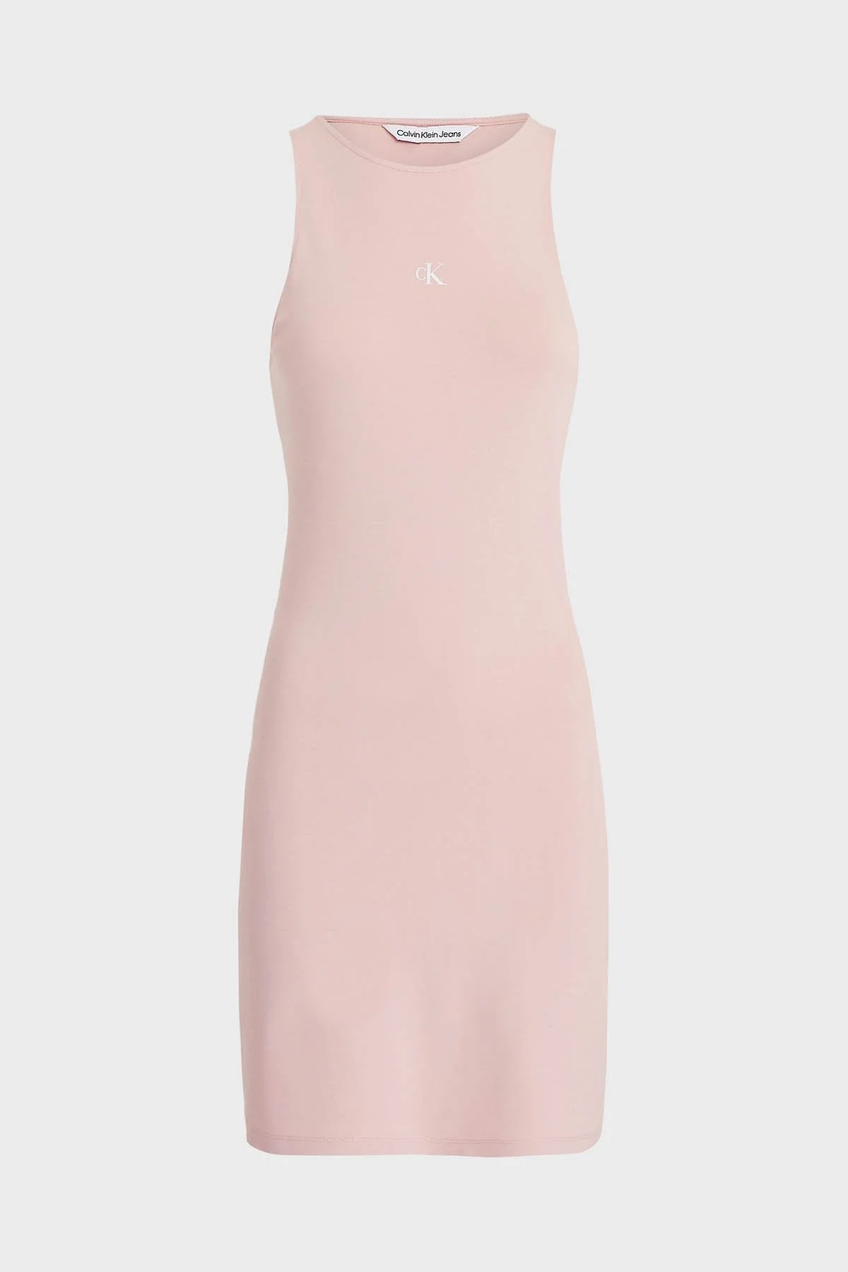 Calvin Klein Streç Fitted Cut Out Detaylı Mini J20J223067TF6 Bayan Elbise J20J223067 TF6 PUDRA - 5
