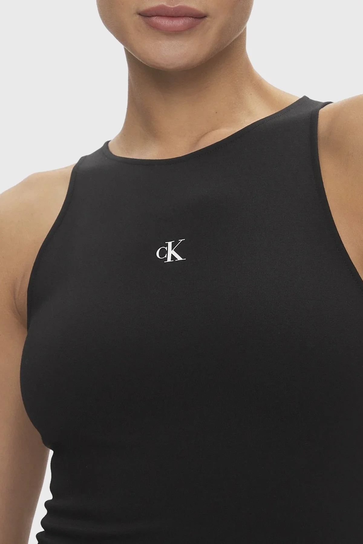 Calvin Klein Streç Fitted Mini J20J223067 BEH Bayan Elbise J20J223067BEH SİYAH - 4