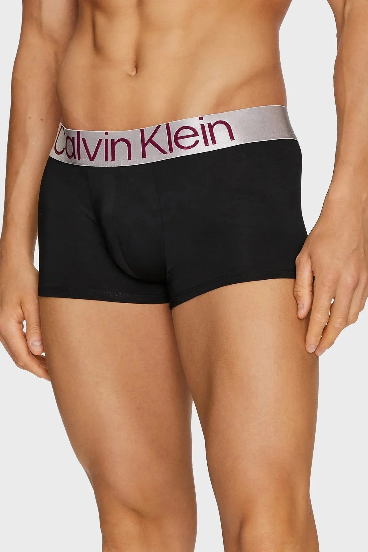Calvin Klein Streç Logolu 3 Pack 000NB3074AMJ3 Erkek Boxer 000NB3074A MJ3 SİYAH - 2