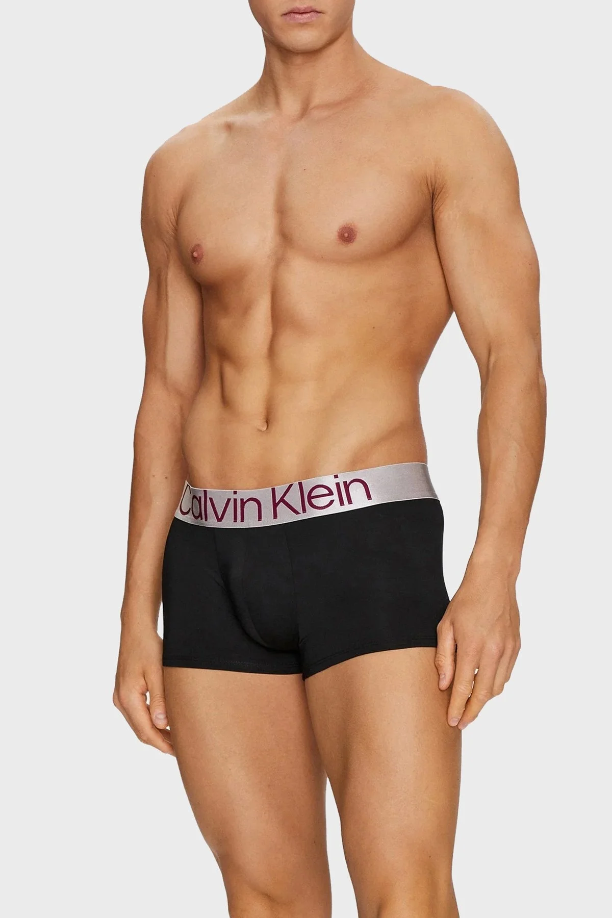 Calvin Klein Streç Logolu 3 Pack 000NB3074AMJ3 Erkek Boxer 000NB3074A MJ3 SİYAH - 11