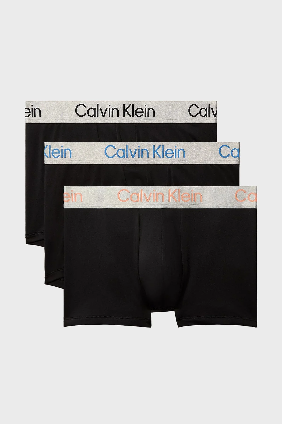 Calvin Klein Streç Logolu 3 Pack LV00NB4269JFA Erkek Boxer LV00NB4269 JFA Siyah - 1