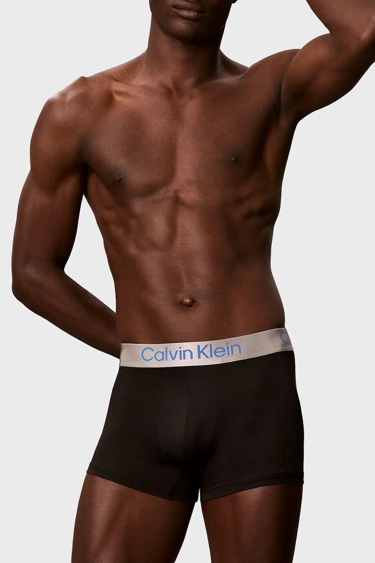Calvin Klein Streç Logolu 3 Pack LV00NB4269JFA Erkek Boxer LV00NB4269 JFA Siyah - 3