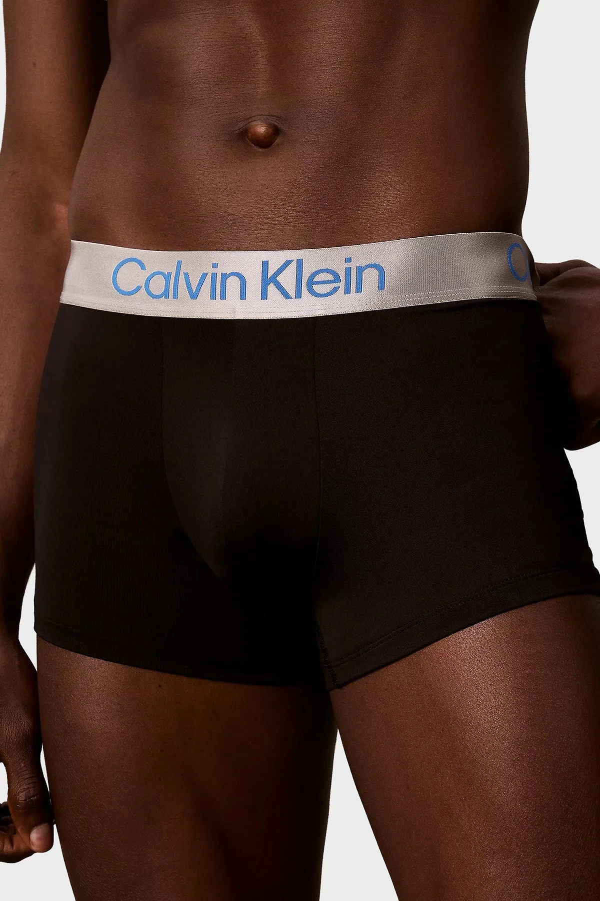 Calvin Klein Streç Logolu 3 Pack LV00NB4269JFA Erkek Boxer LV00NB4269 JFA Siyah - 4