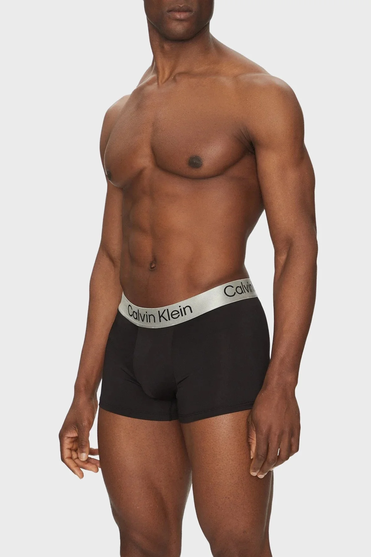 Calvin Klein Streç Logolu 3 Pack LV00NB4269UB1 Erkek Boxer LV00NB4269 UB1 SİYAH - 9