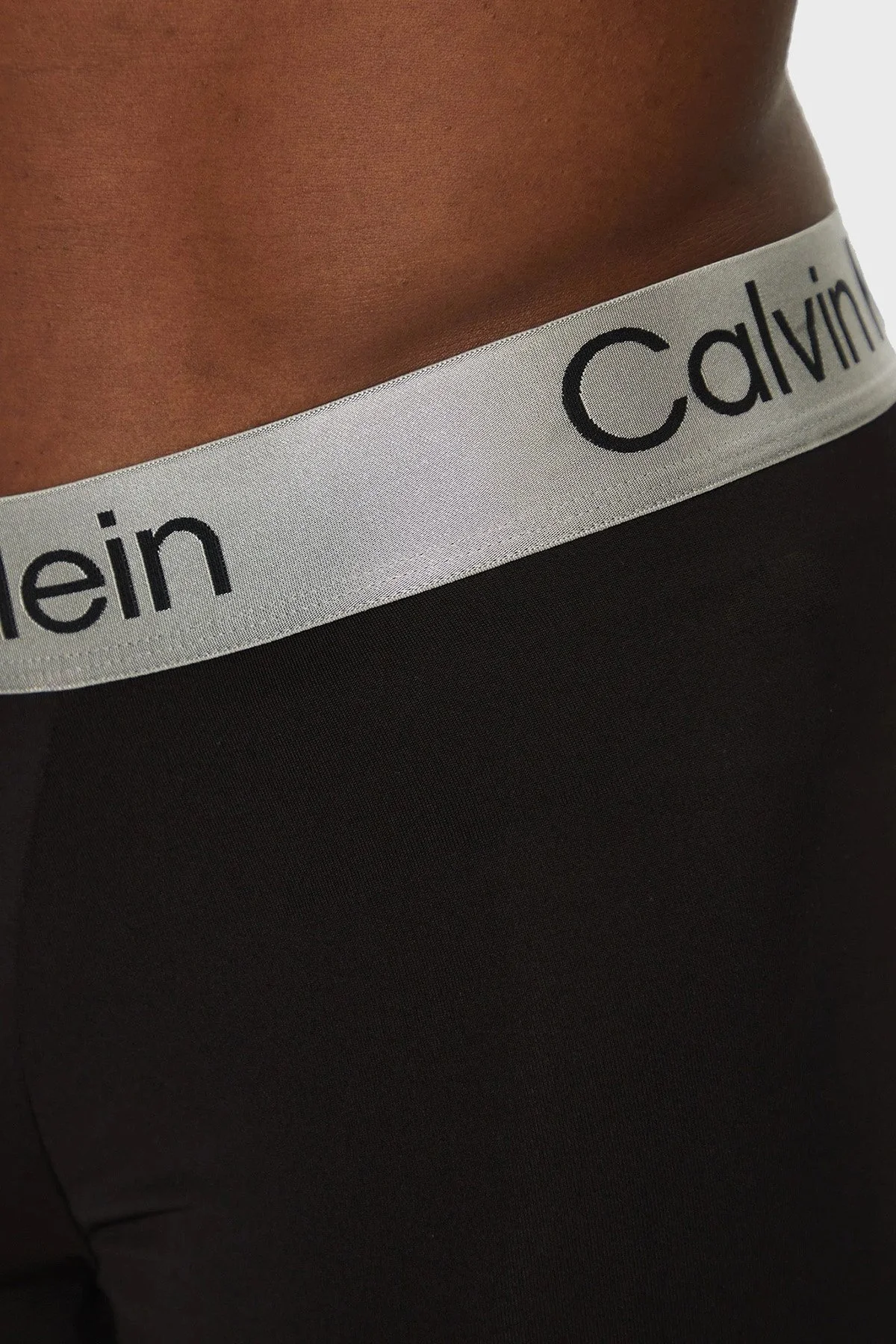 Calvin Klein Streç Logolu 3 Pack LV00NB4269UB1 Erkek Boxer LV00NB4269 UB1 SİYAH - 11