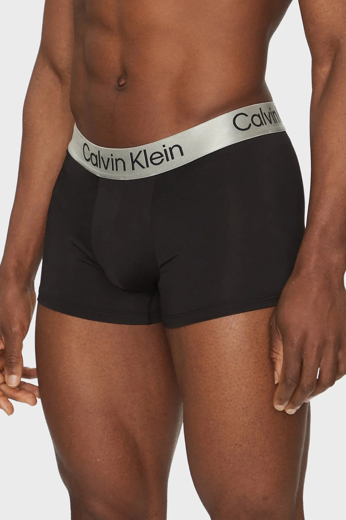 Calvin Klein Streç Logolu 3 Pack LV00NB4269UB1 Erkek Boxer LV00NB4269 UB1 SİYAH - 14
