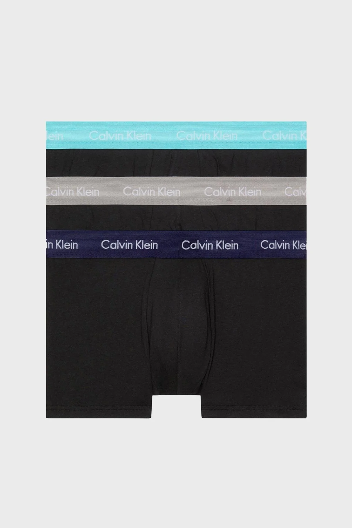 Calvin Klein Streç Pamuklu 3 Pack 0000U2664GMXW Erkek Boxer 0000U2664G MXW SİYAH - 1