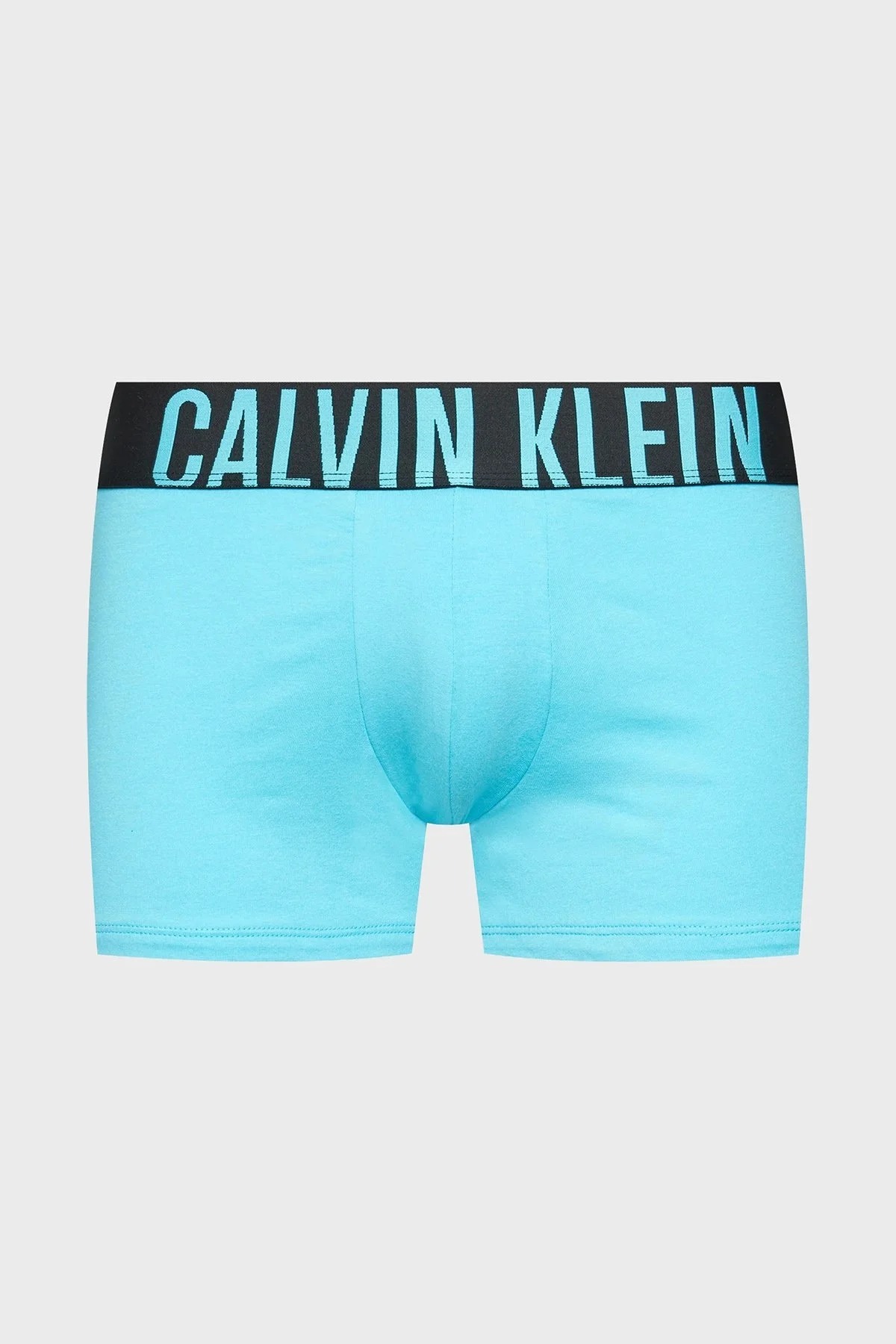 Calvin Klein Streç Pamuklu 3 Pack 000NB3608ALXS Erkek Boxer 000NB3608A LXS Mavi-Gri-Turkuaz - 12