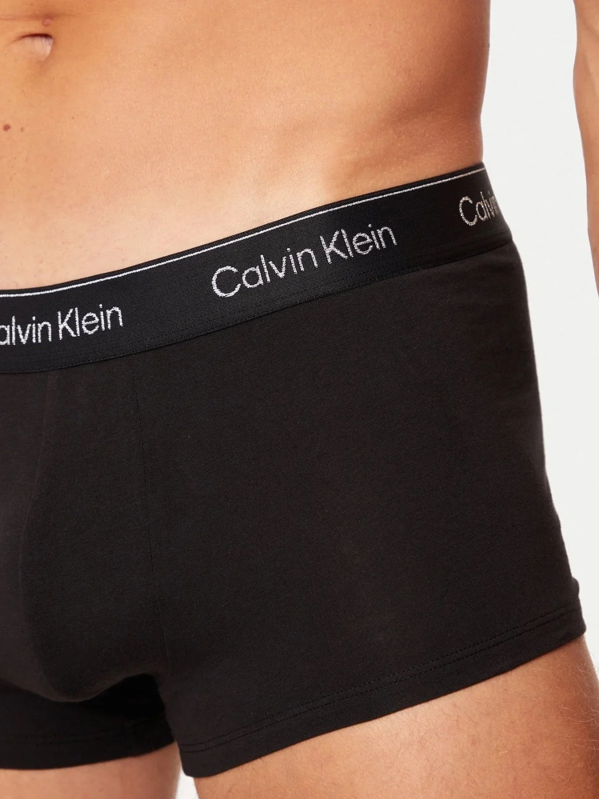Calvin Klein Streç Pamuklu 3 Pack 000NB4076AQ6A Erkek Boxer 000NB4076A Q6A SİYAH - 4