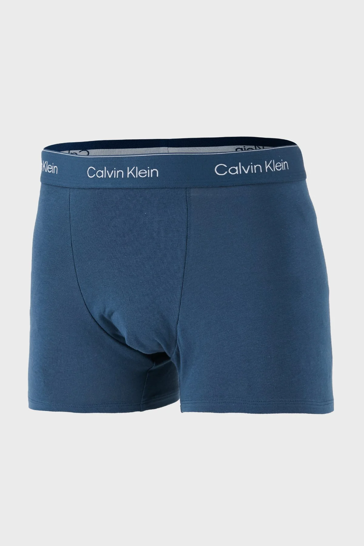 Calvin Klein Streç Pamuklu 3 Pack LV00NB4286R90 Erkek Boxer LV00NB4286 R90 Siyah-Yeşil-Lacivert - 7