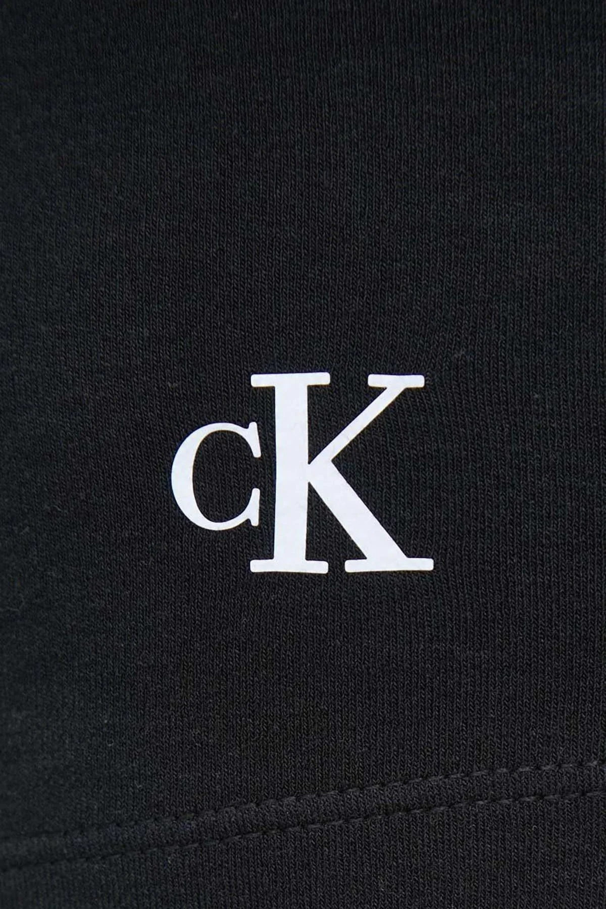 Calvin Klein Streç Pamuklu Çıkarılabilir Üst 2si 1 Arada V Yaka J20J220538BEH Bayan T Shirt J20J220538 BEH SİYAH - 6