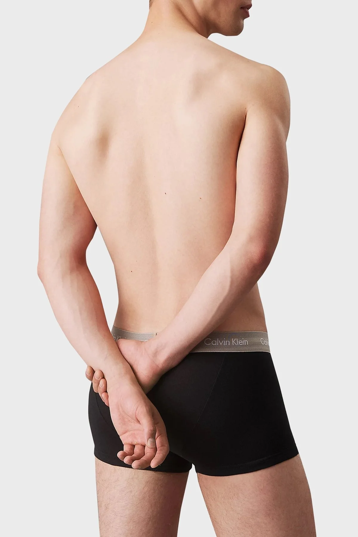 Calvin Klein Streç Pamuklu Logo Yazılı 3 Pack 0000U2664GQ41 Erkek Boxer 0000U2664G Q41 SİYAH - 3