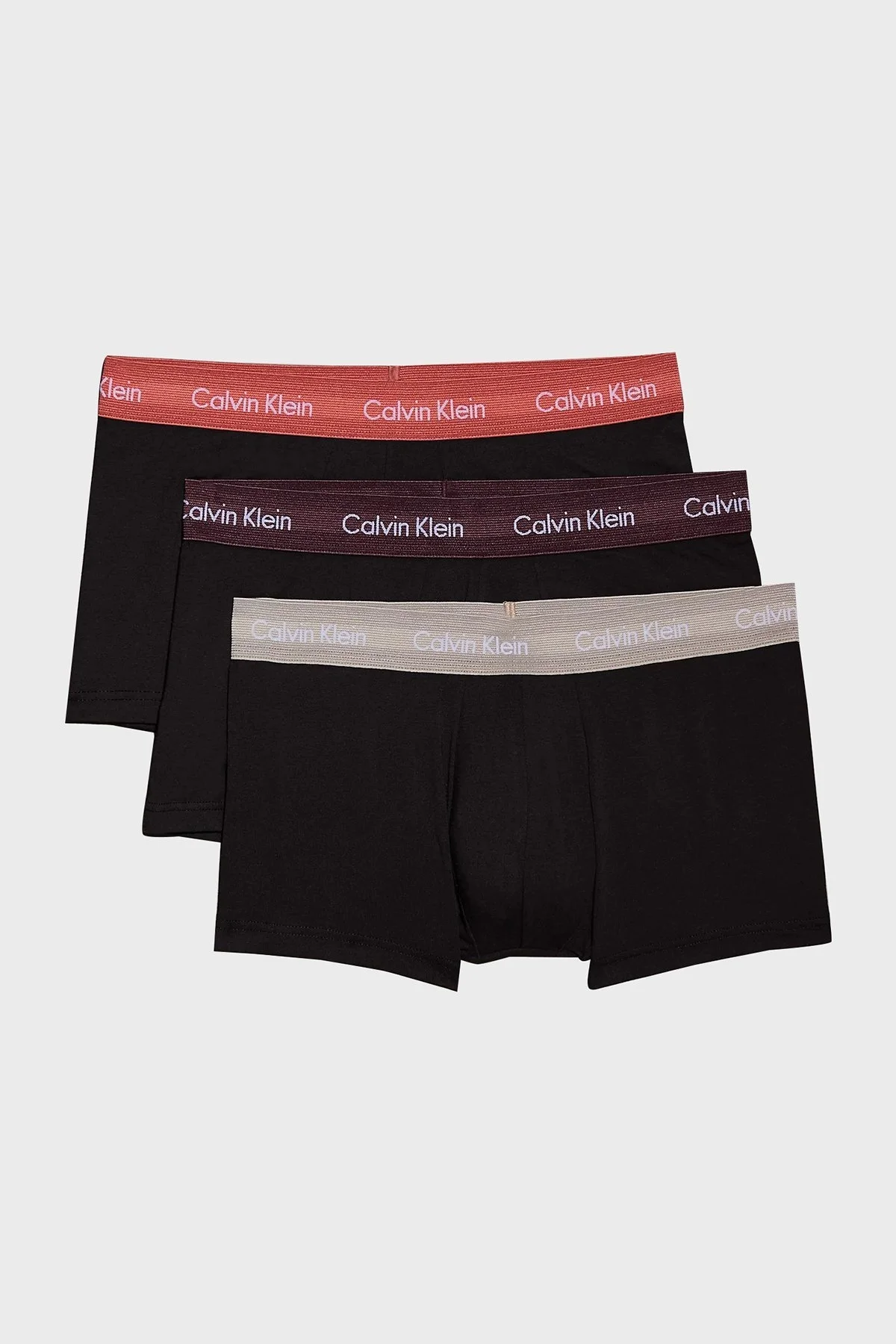 Calvin Klein Streç Pamuklu Logo Yazılı 3 Pack 0000U2664GQ41 Erkek Boxer 0000U2664G Q41 SİYAH - 4