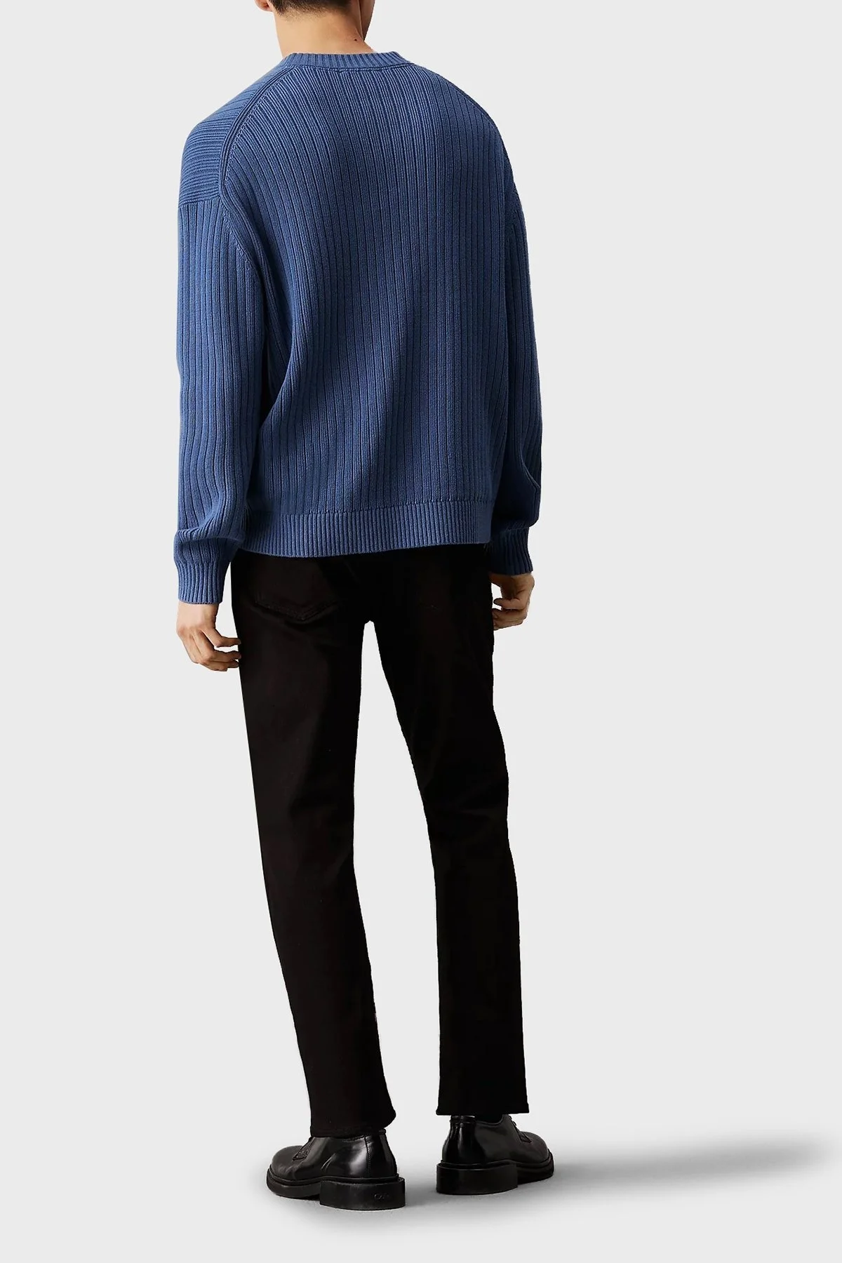 Calvin Klein Streç Pamuklu Normal Bel Daralan Paça Dad Jeans J30J3259941BY Erkek Kot Pantolon J30J325994 1BY SİYAH - 4