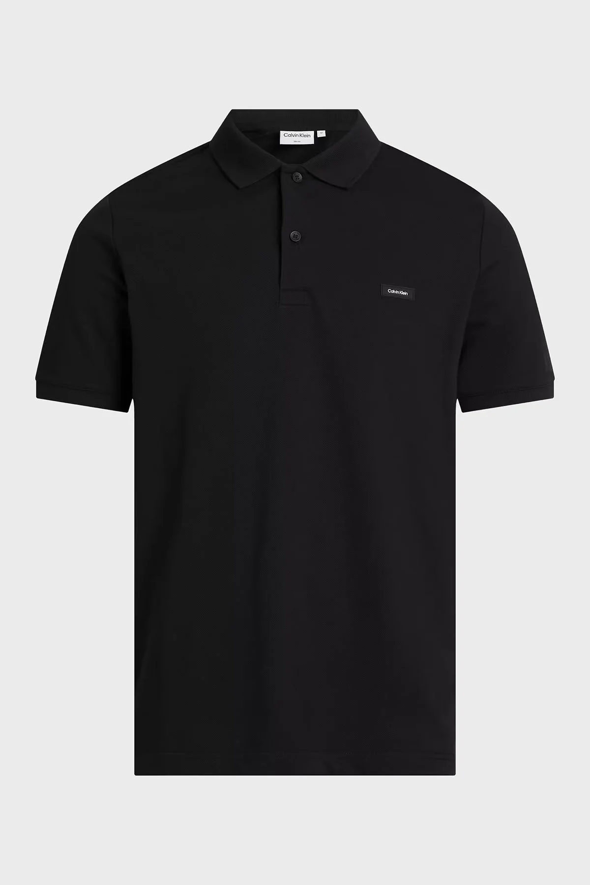 Calvin Klein Streç Pamuklu Regular Fit Düğmeli K10K111674BEH Erkek Polo Yaka T Shirt K10K111674 BEH SİYAH - 4