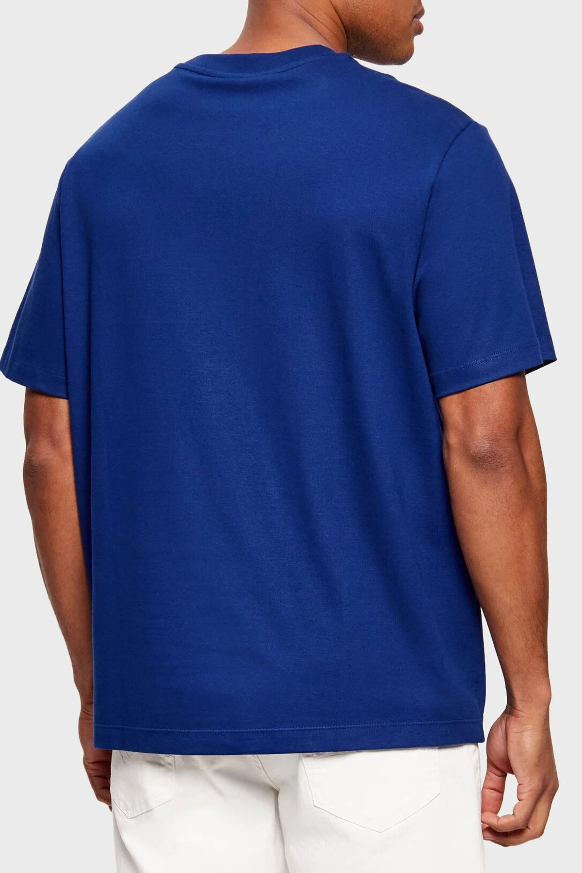 Calvin Klein Streç Pamuklu Regular Fit Sıfır Yaka LV04LC241GC7K Erkek T Shirt LV04LC241G C7K SAKS - 3