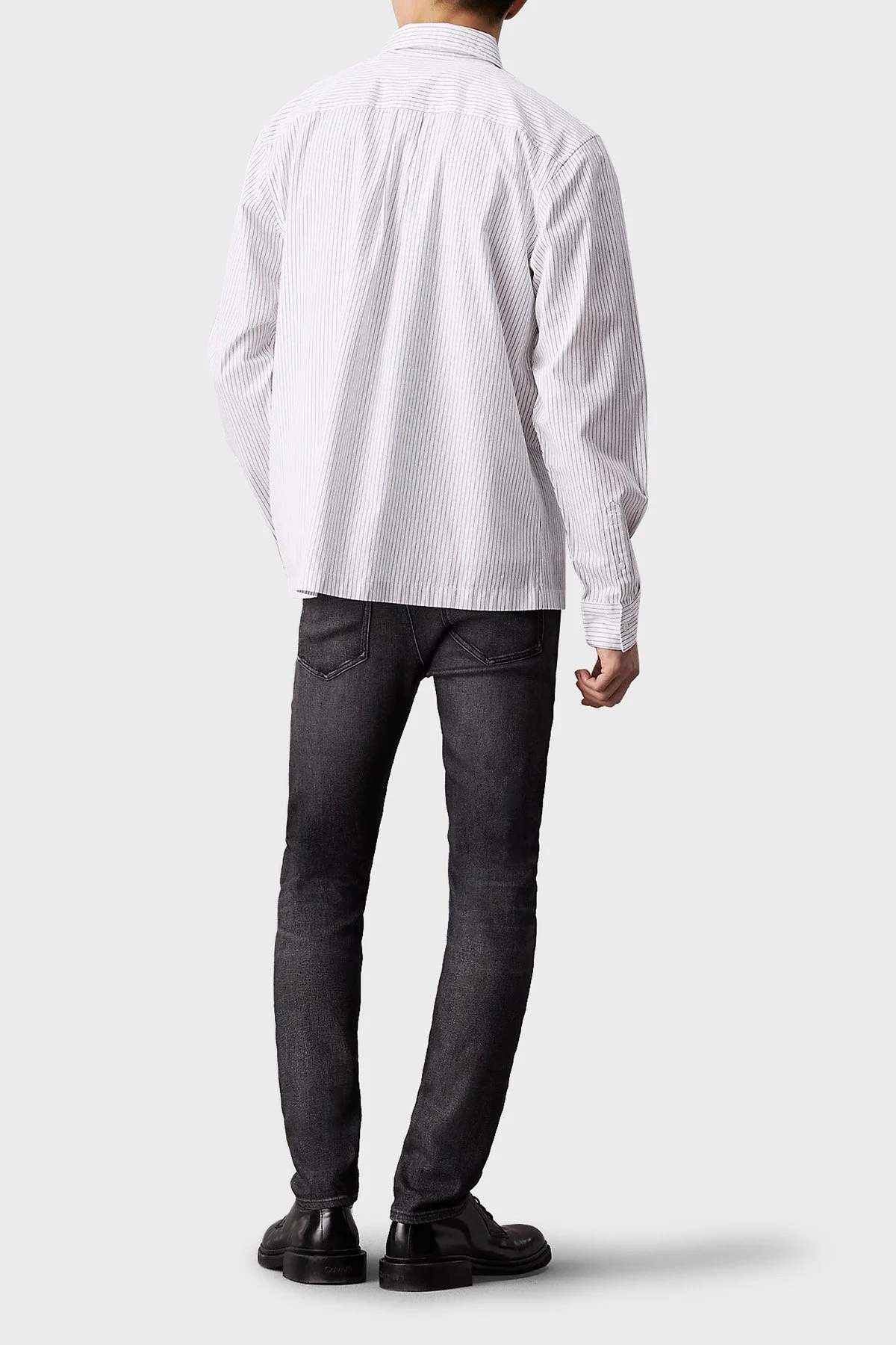 Calvin Klein Streç Pamuklu Skinny Fit Düşük Bel Dar Paça Jeans J30J3259681BY Erkek Kot Pantolon J30J325968 1BY SİYAH - 4