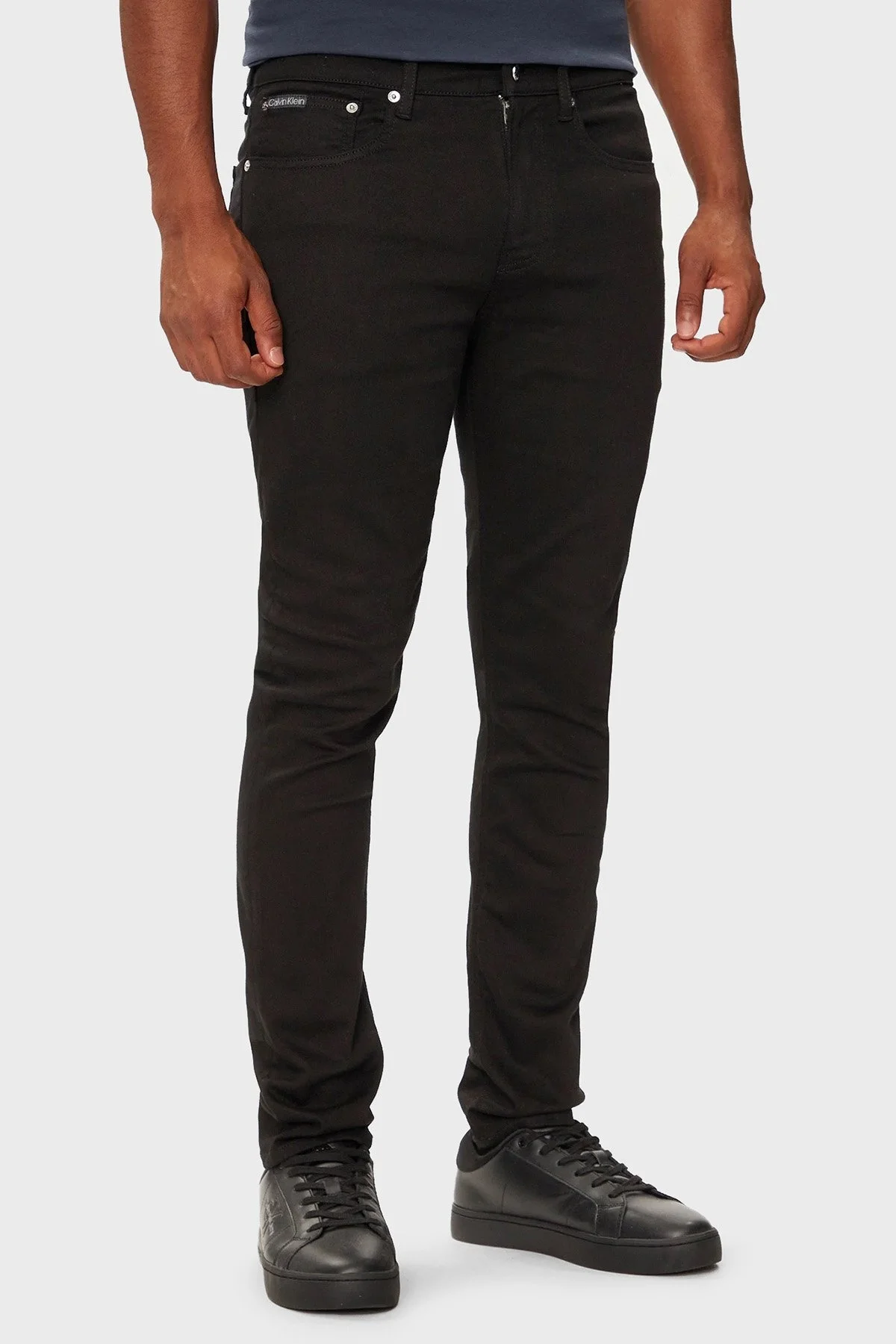 Calvin Klein Streç Pamuklu Skinny Fit Düşük Bel Dar Paça Jeans J30J3259701BY Erkek Kot Pantolon J30J325970 1BY SİYAH - 1