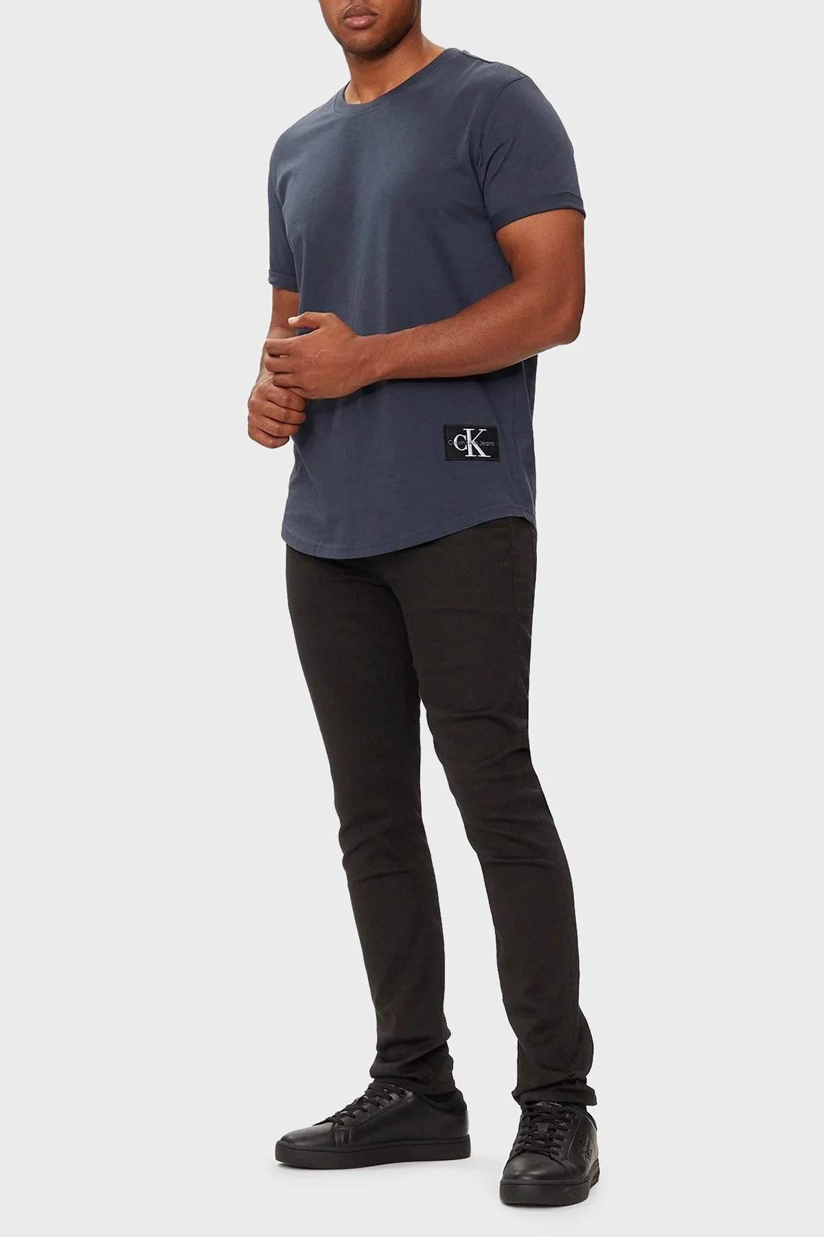 Calvin Klein Streç Pamuklu Skinny Fit Düşük Bel Dar Paça Jeans J30J3259701BY Erkek Kot Pantolon J30J325970 1BY SİYAH - 2